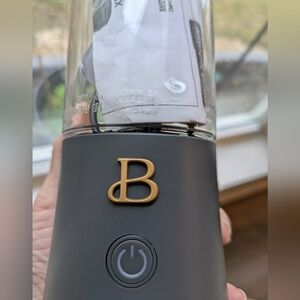 Personal Blender Beautiful Grey with Gold